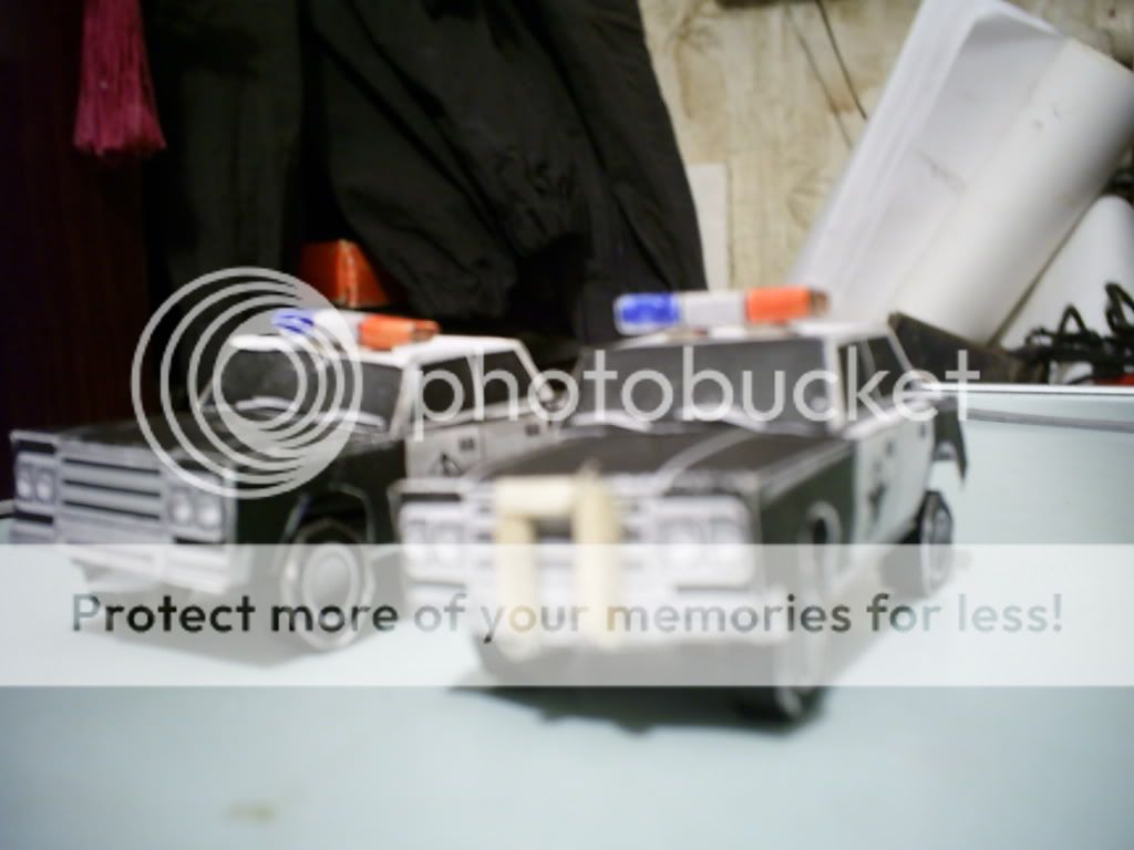 Police Car Paper Model