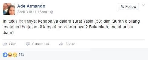 Dengan sedikit pengetahuan dasar tentang sains, kita akan tahu bahwa ayat yang dibicarakan ini justru sangat akurat.