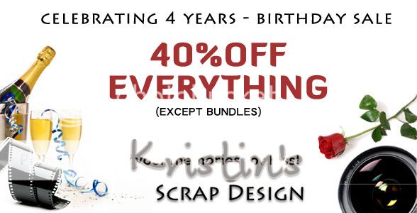 My store celebrates it's 4th birthday these days!