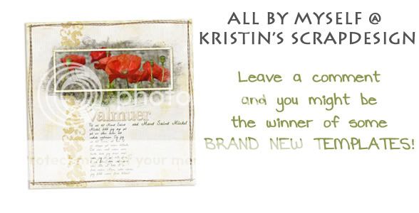 All By Myself...@ Kristin's ScrapDesign *Updated with winners