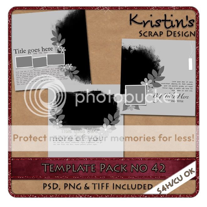 digital scrapbook templates