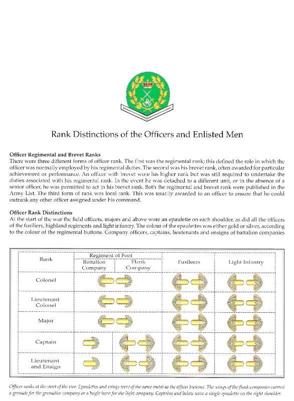 Officer Regimental and Brevet Ranks Historical Discussion Flying
